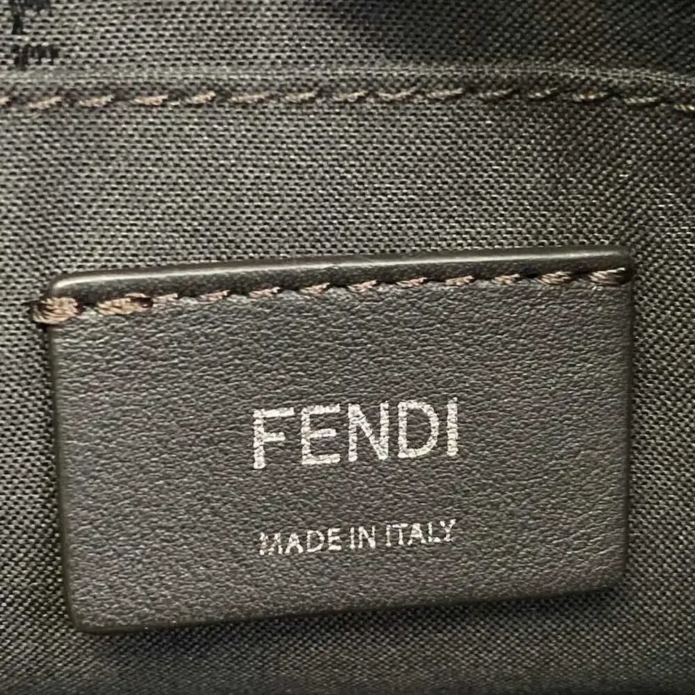 Fendi Mini By The Way Handbag 8BL145 Black Dark Brown
